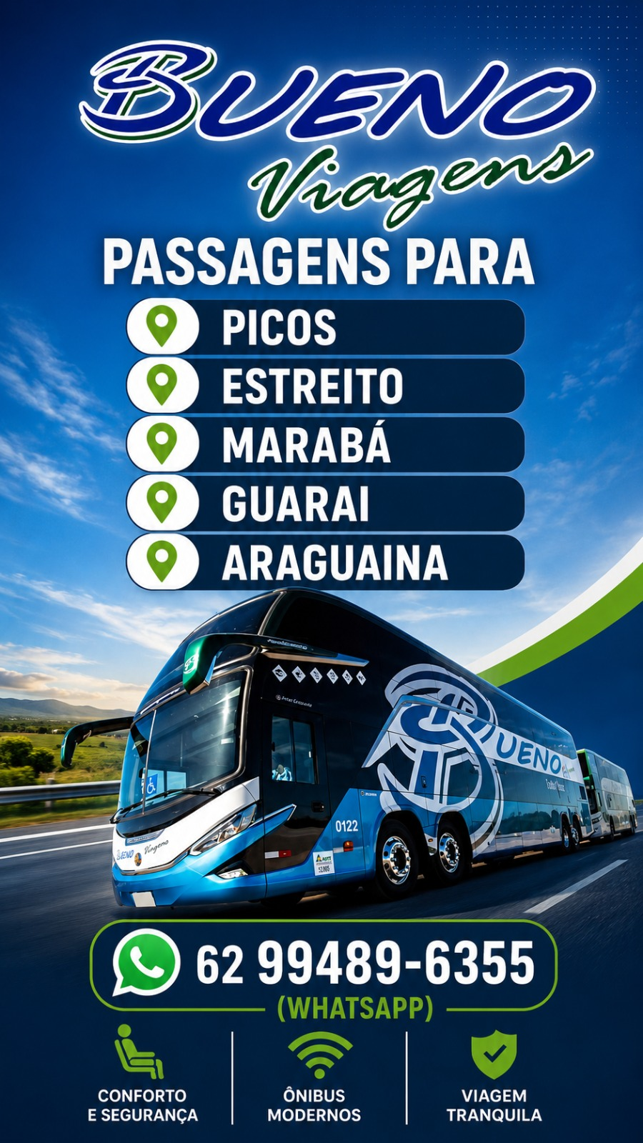 Atendimento oficial da Bueno Viagens